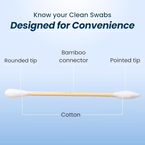 Dual-sided Clean Skin Club swab close up