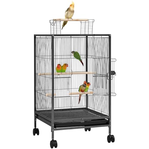 Yaheetech 35 inch bird cage full view