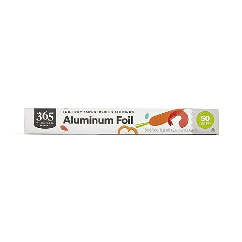 365 by Whole Foods Market 100% Recycled Aluminum Foil 50 Sq Ft box