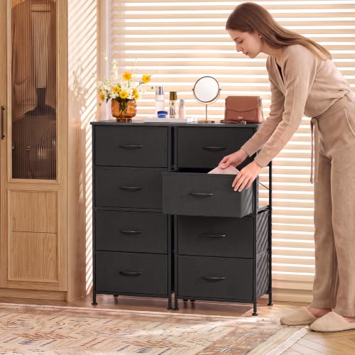WLIVE vertical dresser wood top surface