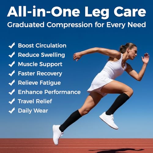 FITFEL compression stockings black 3 pack