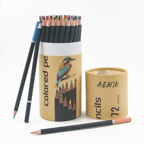 Aenir coloring pencils packaging and set overview
