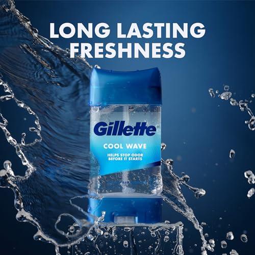 Gillette clear gel texture close up