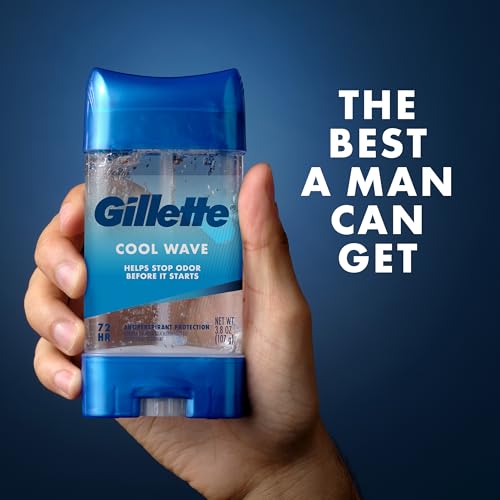 Gillette Clinical Strength clear gel application