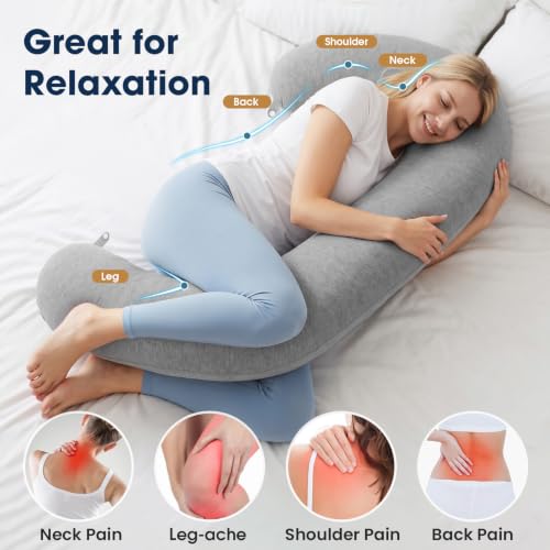 Close up of memory foam filling in TranquilRelax pillow