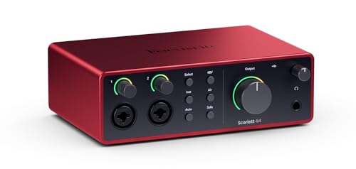 Focusrite Scarlett 4i4 4th Gen top view