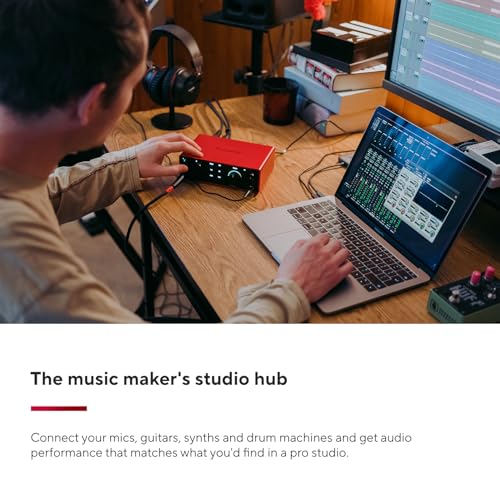 Focusrite Scarlett 4i4 control knobs