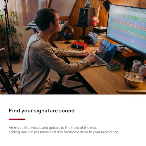 Focusrite Scarlett 4i4 studio setup