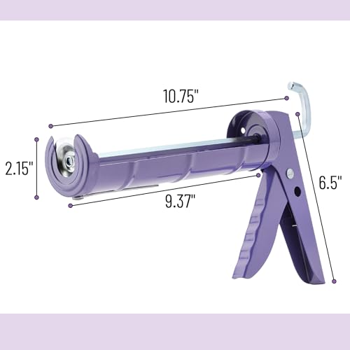 Close up of Bates Choice caulking gun handle