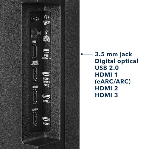 Wall mounted INSIGNIA 4K UHD television