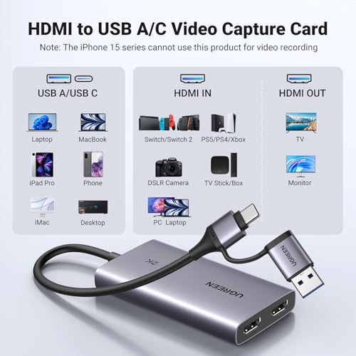 Rear view showing HDMI input and loop-out ports