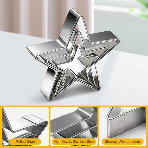 Full 12 piece stainless steel baking cutter collection