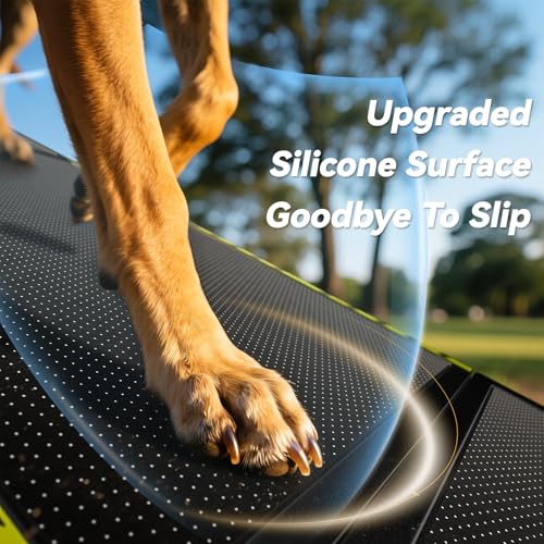 Pawaboo dog ramp non-slip surface detail