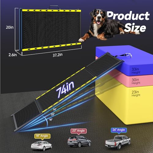 Folded Pawaboo 74 inch pet ramp profile