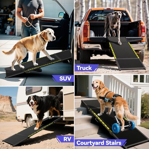 Portable Pawaboo dog ramp carrying handle