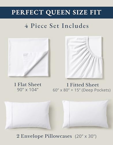 Two envelope closure Queen pillowcases