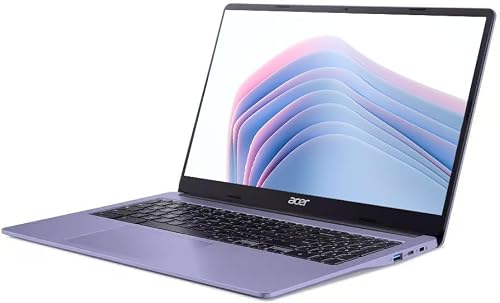 Side profile showing USB ports on the Acer 15 inch Chromebook