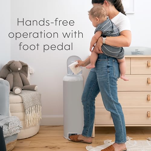 Diaper Genie Platinum Pail side profile