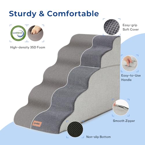 ZOMISIA stairs separated into 3-step and 2-step pieces