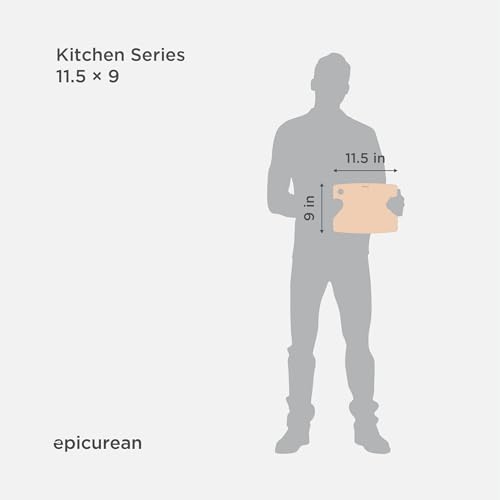 Side profile view of thin Epicurean kitchen board