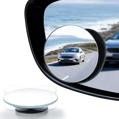 LivTee 2-inch round blind spot mirror pack