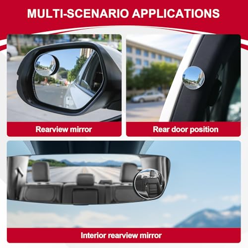 Full set of LivTee round blind spot mirrors
