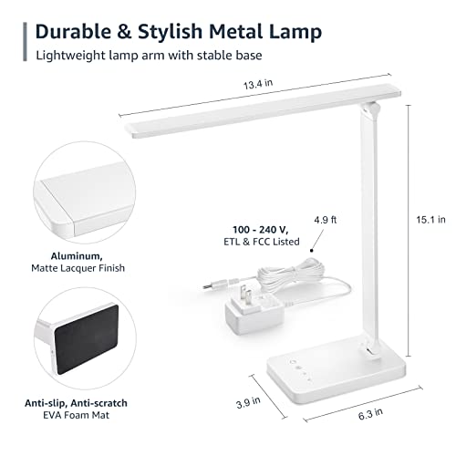 Lepro LED Desk Lamp frosted light source detail