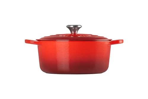 Interior view of Le Creuset Dutch oven