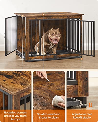 Safety latch on the dog crate door