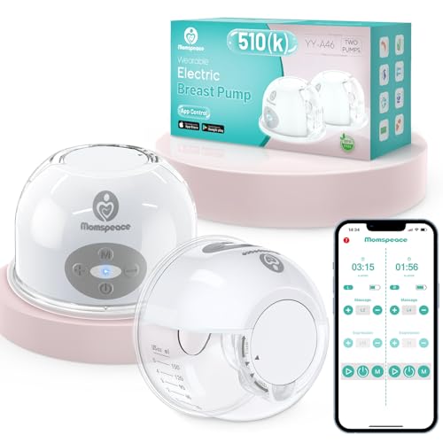 Momspeace YY-A46 hands-free breast pump pack of 2