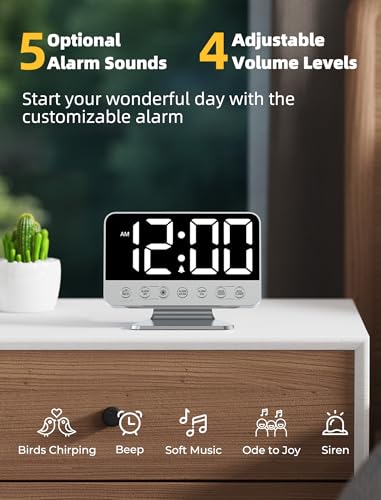 Odokee U2 alarm clock side profile