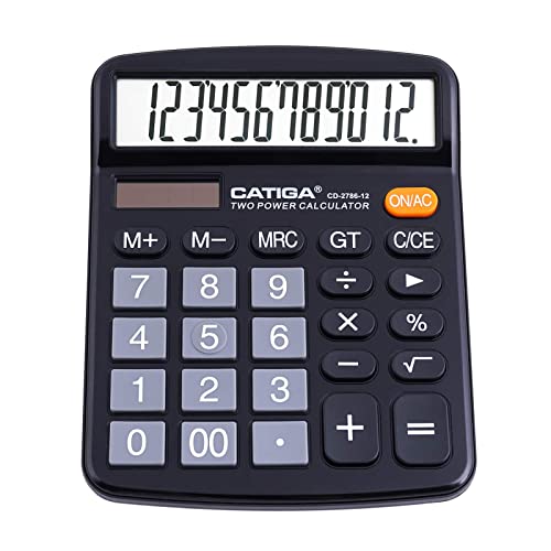 CATIGA 12 Digit Desk Calculator front view
