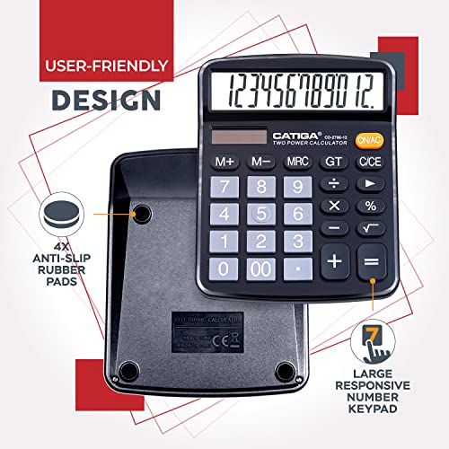 Side profile of CATIGA desk calculator