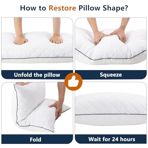 Pillow demonstrating loft and thickness