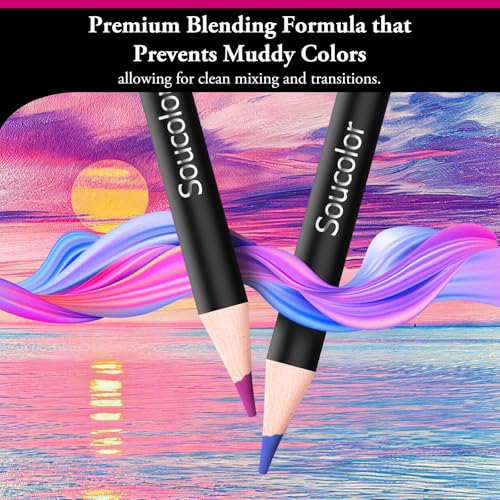 Detailed illustration using Soucolor pencils