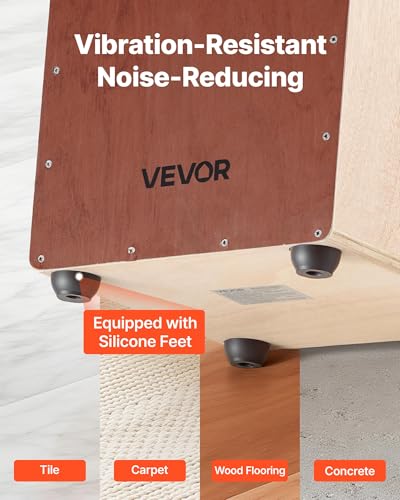 Natural wood finish drum surface detail