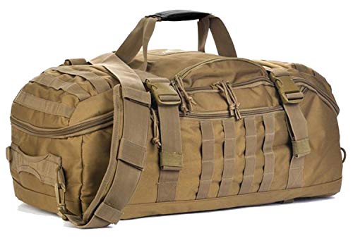 Miramrax 45L tactical duffle backpack in coyote