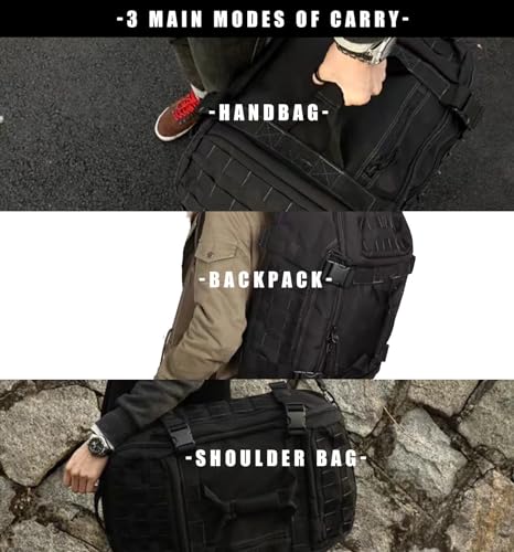 Rear view showing concealable backpack straps
