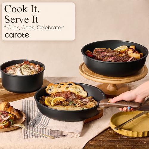 CAROTE cookware in a kitchen setting