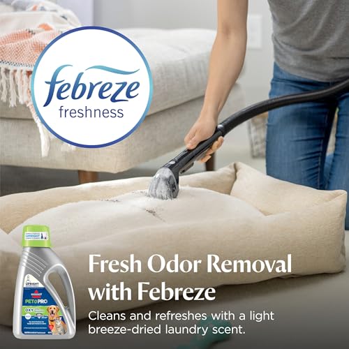 Bissell PET PRO OXY bottle showing Febreze branding
