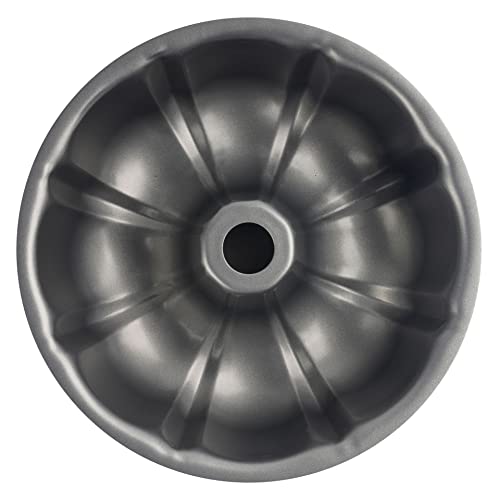 Side profile of Wilton non-stick fluted tube cake pan