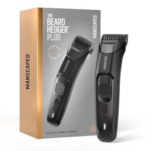 MANSCAPED The Beard Hedger PLUS silver trimmer front view
