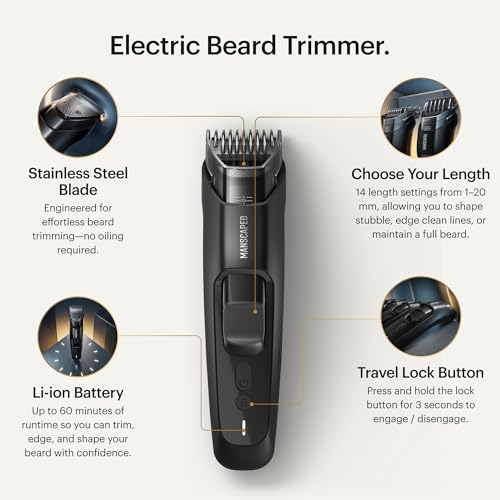 Beard Hedger PLUS adjustable length slider detail