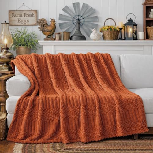 Close up of Lussena throw blanket fleece texture