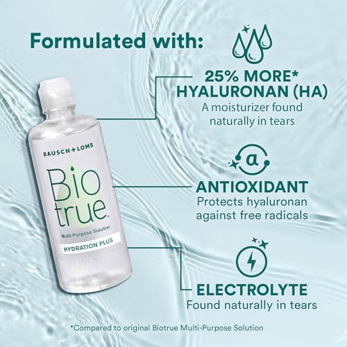Biotrue contact lens solution packaging box