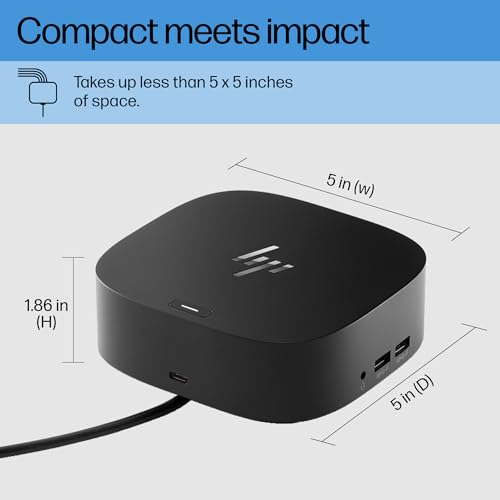 HP USB-C Dock G5 side profile