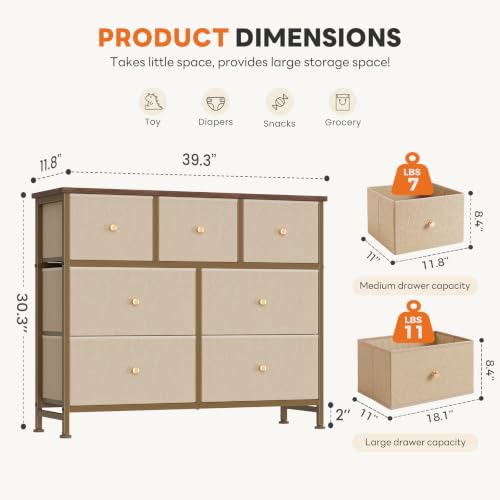 Close up of fabric bins on Sweetcrispy dresser