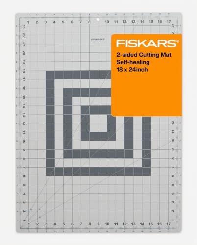 Fiskars sewing mat displayed on work table