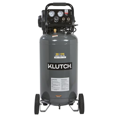 Klutch 20-Gallon Air Compressor front view