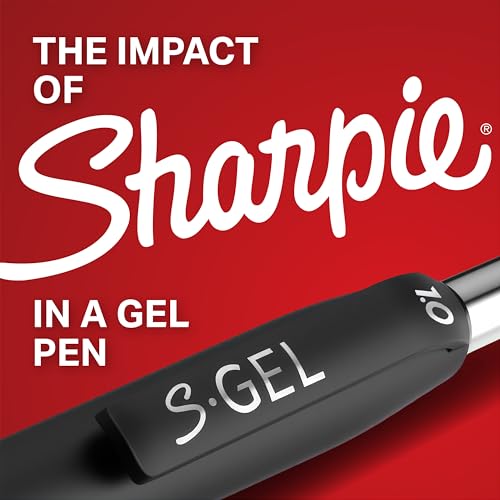 Sharpie S-Gel 0.7mm tip detail
